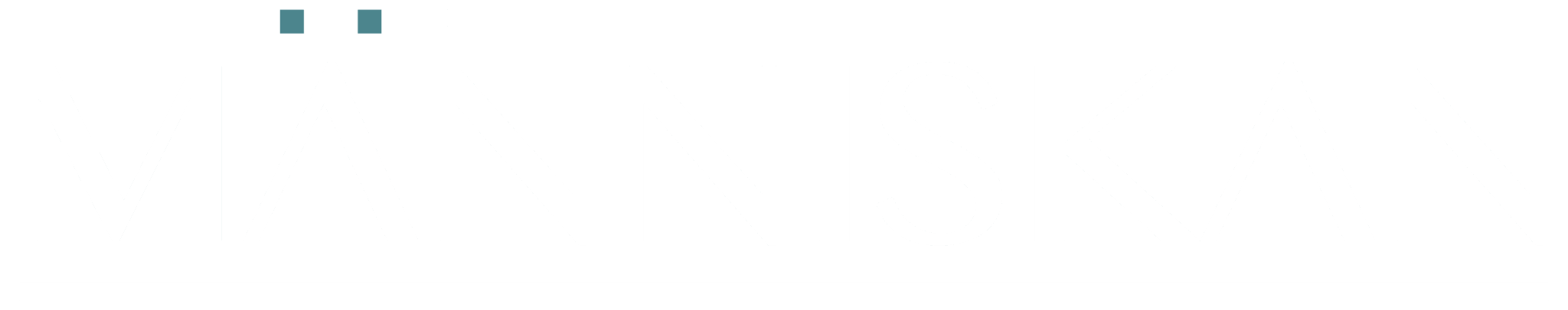 White Manniskan logo lettering displayed on a transparent background.